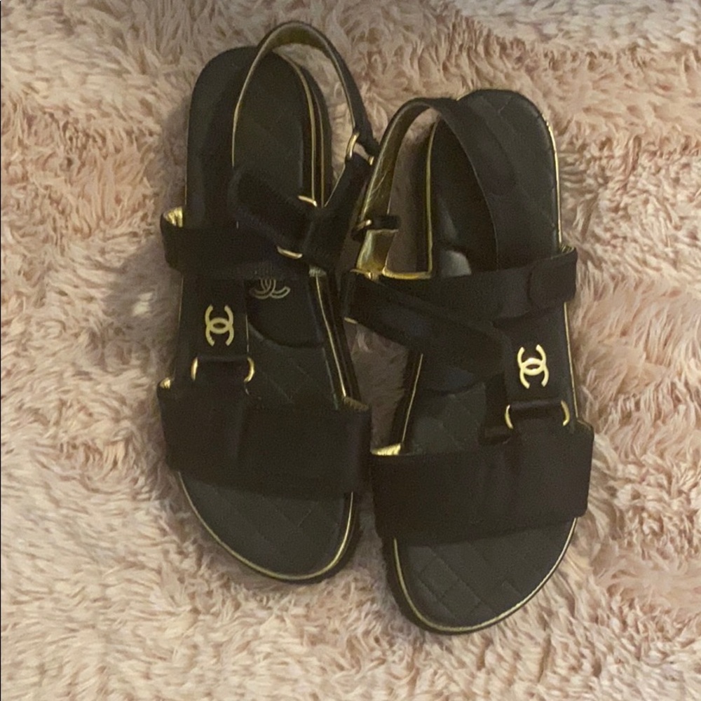 Vintage Chanel Dad Sandals